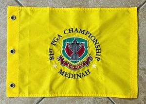 1999 PGA Championship Pin Flag Embroidered Authentic Tiger Woods Champion - Picture 1 of 2