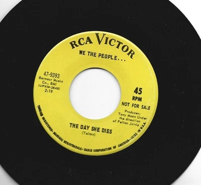GARAGE  45 - WE THE PEOPLE - LOVE IS A BEAUTIFUL THING - HEAR 1968 PROMO RCA - Image 1 of 2