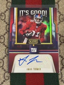 Amani Toomer 2023 Score #IG-AT It's Good! Autographed Card - Picture 1 of 2
