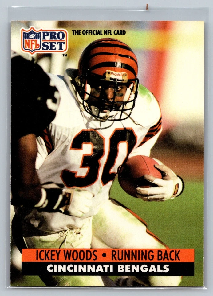 ICKEY WOODS (1988-1991) NFL - CHOOSE YOUR CARD! - Cincinnati Bengals - Image 1 of 1
