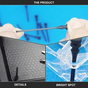 20 PCS Noise-proof Fan Glue Nails Silicone Computer Case Screw Long - Afbeelding 1 van 12