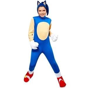 Childs Sonic Generations Sonic The Hedgehog Deluxe Costume Large - Picture 1 of 4
