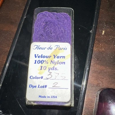 Velour Yarn Fleur de Paris 10 yds Fine Cross Stitch Tapestry Needlepoint U Pick - Image 1 of 4