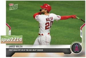 2021 Topps Now Jared Walsh #31 - First Walk-Off HR of Season - Picture 1 of 1