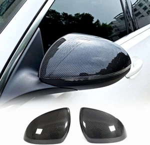 Carbon Fiber Side View Mirror Cover Caps for W206 W223 W214 V295 2022-2024 L+R - Picture 1 of 8