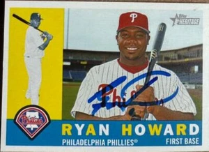 Ryan Howard Autographed 2009 Topps Heritage #300 - Picture 1 of 1