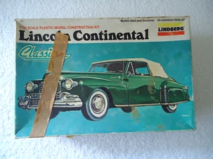 Kit modellino Lindberg Lincoln Continental scala 1/25 1979 n.370 " ottimo articolo " - Foto 1 di 18