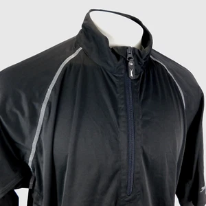 Suéter de golf Slazenger para hombre negro 1/2 cremallera manga corta talla L - Imagen 1 de 10