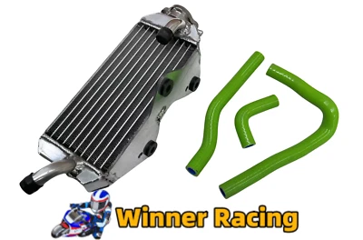 Aluminum radiator + silicone hoses Fit KAWASAKI KX65 2000-2023 Foto 1 de 4