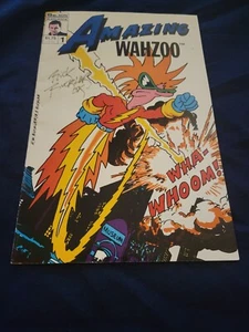 1986 #1 Amazing Wahzoo cómic autografiado por Rick Buckler Ronald Reagan - Imagen 1 de 7