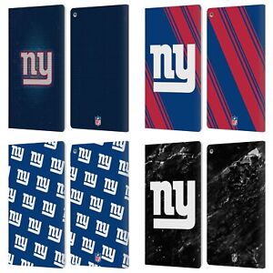 OFFICIAL NFL NEW YORK GIANTS ARTWORK LEATHER BOOK CASE FOR AMAZON FIRE
