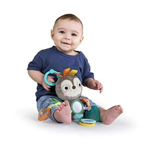 Plush Playful Pals Take-Along BPA-Free Stroller Baby Toy, Age Newborn+ Sloth - Picture 1 of 6