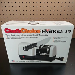 Chefs Choice Hybrid 210 Electric Kitchen Knife Sharpener Tested Working - Picture 1 of 5