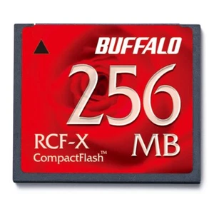 BUFFALO RCF-X256MY Compact Flash 256MB W36.4xH42.8xD3.3mm for Digital Camera NEW - Picture 1 of 2