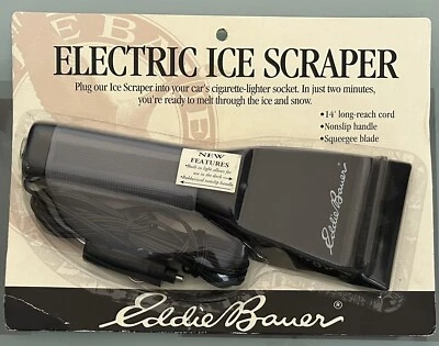 Eddie Bauer 12 Volt Electric Ice Scraper Melter, Vintage Squeegee Blade New - Image 1 of 2