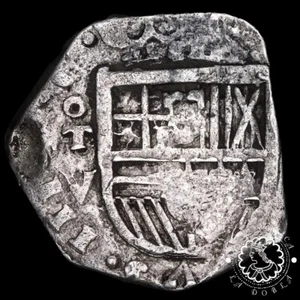 1598 - 1621 - 2 REALES - Felipe III - TOLEDO V - MBC+ - Foto 1 di 4