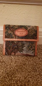 WALLET & EYEGLASS CASE from GOEBLINS ART : LOVELY BELGIUM TAPESTRY - Picture 1 of 9