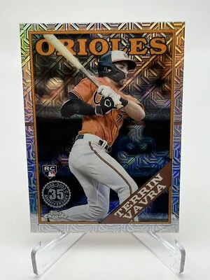 2023 Topps Series 1 Silver Chrome Pack Rookie Cards - Terrin Vavra - Orioles - Image 1 of 4