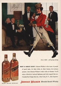 1955 Johnnie Walker: Meet Great Scot Vintage Print Ad - Picture 1 of 1