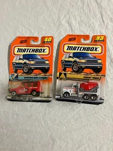 Matchbox Cement Truck #93 2000 Logo Chase P23 & MERCEDES-BENZ G WAGON #40 2000 - Picture 1 of 5