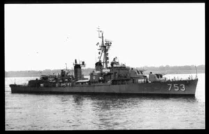 Postal sin publicar USS John R. Pierce DD-753 Marina de los EE. UU. Segunda Guerra Mundial Corea - Imagen 1 de 2