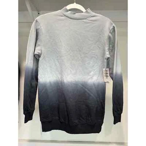 NUEVO CON ETIQUETAS BP Nordstrom Dip Dye Sudadera Cuello Redondo Negra/Gris/Azul Talla XXS - Imagen 1 de 5