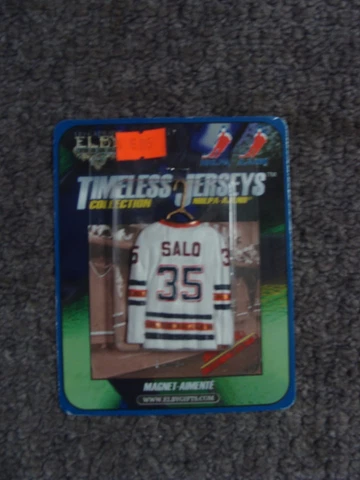 Timeless Collection Jerseys Magnet - Tommy Salo #35 Edmonton Oilers Cover