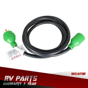 30 Amp L14-30P/R Generator Extension Cord 10 Ft 4 Prong Power Cable 10 4 - Picture 1 of 10