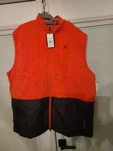 Nike Air Jordan 23 Engineered Vest Sample Ember Glow Black Mens Size XXLarge - Picture 1 of 3