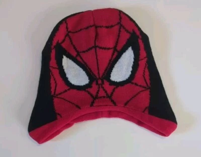 Marvel Spiderman Invierno Niños Niños Niñas Gorro Gorra Usado Limpio Ultimate Foto 1 de 3
