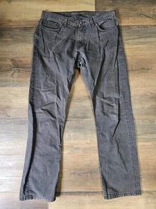 Rodd & Gunn Men’s Straight Fit Jeans Size 34x29 34L Black Gray Stretch CORDUROY - Picture 1 of 9