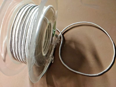 Drahtkordel 3 mm weiß 2 m - Bild 1 von 2