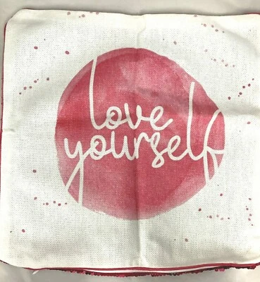 Love Yourself Pillow Case and Love Bracelet w/Reverse Sequins -Mermaid Pillow Co - Image 1 of 4
