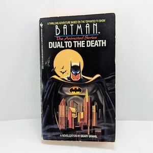 Batman The Animated Series Dual To The Death 1996 Gravel Vintage 1st Ed. PB - Picture 1 of 5