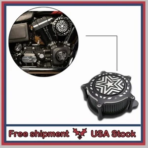 Air Cleaners Fit H-D 2006-15 SOFTAIL Moving Star Contrast Cut - Picture 1 of 7