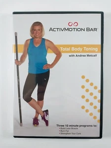 ActivMotion Bar - Total Body Toning - with Andrea Metcalf (DVD, 2013) Sealed - Imagen 1 de 3