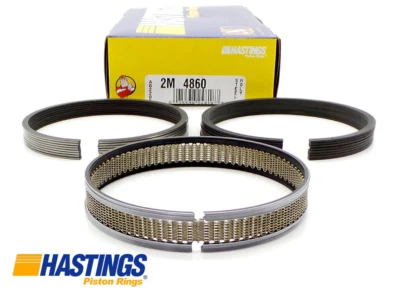 HASTINGS Moly Piston Rings Set Chevy 350/5.7+6.0 VORTEC 1996-04* 1.5-1.5-3.0 040 - Image 1 of 3