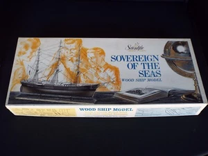 Vintage SOVEREIGN OF THE SEAS Large Wood Ship Model Kit No. 165 by Scientific - Picture 1 of 12