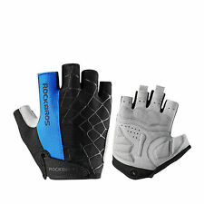 ROCKBROS Cycling Half Finger Gloves Shockproof Breathable Thickened Palm Gloves