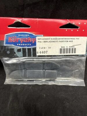 TA@6.63 Kuryakyn Retro Pastilla de Pedal de Freno Cauchos para Harley-Davidson FXST 4407 Foto 1 de 4