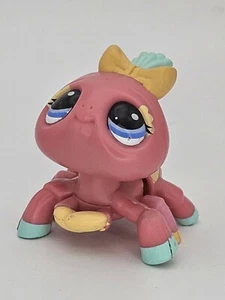Authentic Littlest Pet Shop "Walkables" Pink Purple SPIDER Tested + WORKS - Picture 1 of 8