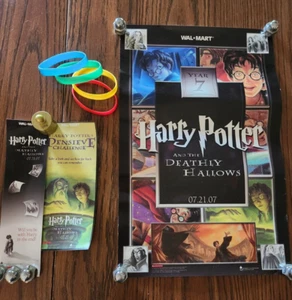 2007 Harry Potter Movie Store Display Posters and Bracelets - Picture 1 of 13
