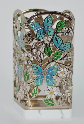 NEW BATH & BODY WORKS BUTTERFLY FLOWER GENTLE FOAMING HAND SOAP SLEEVE HOLDER - Image 1 of 4