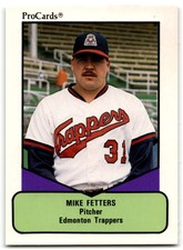1990 ProCards AAA Mike Fetters Edmonton Trappers #90