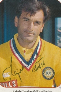 Rajesh Chauhan - Indian Former Cricket Player Signed Newspaper Cutout - Picture 1 of 2