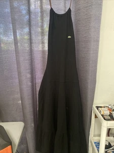 Lacoste Kleid schwarz Polo ärmellos Damen 42 - Bild 1 von 4