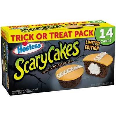 Hostess ScaryCakes Cupcakes Family Pack 14 count 22.22 Ounce