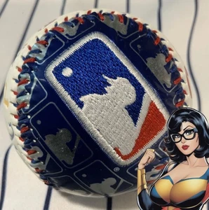 2016 Embroidered MLB Logo Team Logos Embossed Rawlings Souvenir Baseball Ball - Picture 1 of 9