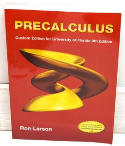 Precalculus - Custom Edition for University of Florida 9th Edition - Ron Larson - Foto 1 di 2