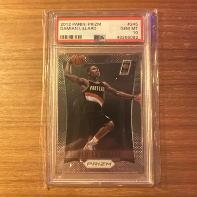2012 Panini Prizm Damian Lillard PSA 10 - Image 1 of 2